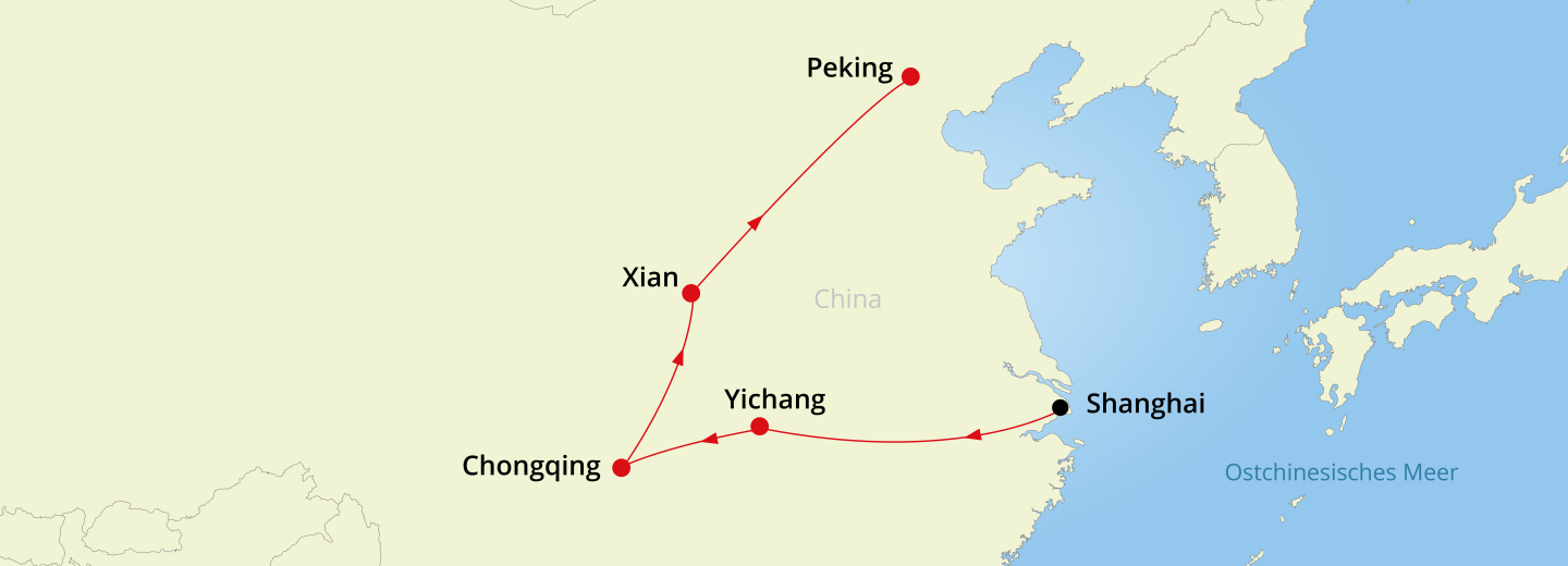 © Eurotours Rundreise & Flusskreuzfahrt: China mit all seinem Facettenreichtum