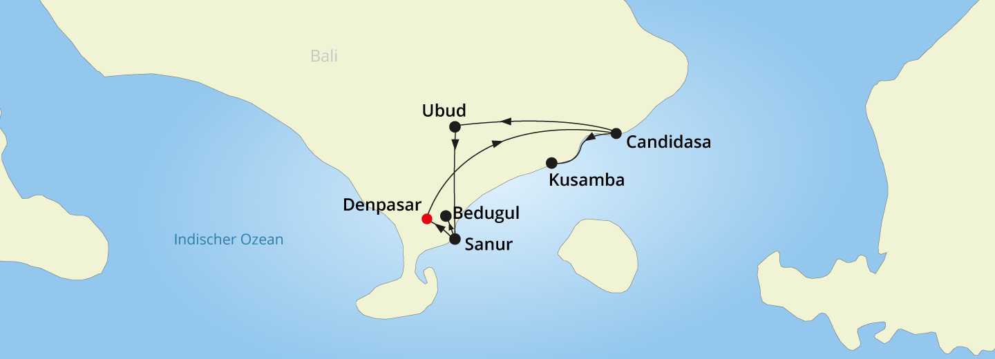 © Eurotours Indonesien: Bali Rundreise mit Strandaufenthalt