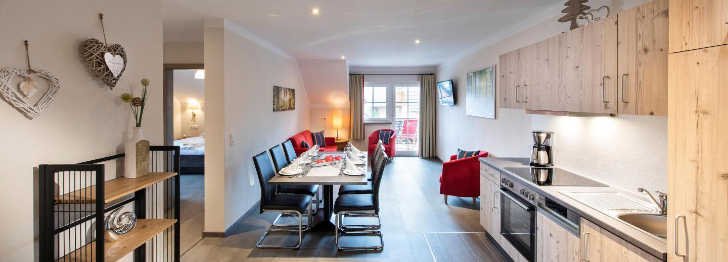 © Eurotours Apartment Comfort 3 Raum Balkon Bergblick