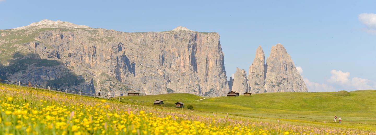 © Seiser Alm Marketing / Laurin Moser Seis am Schlern: Das Tor zu den Dolomiten
