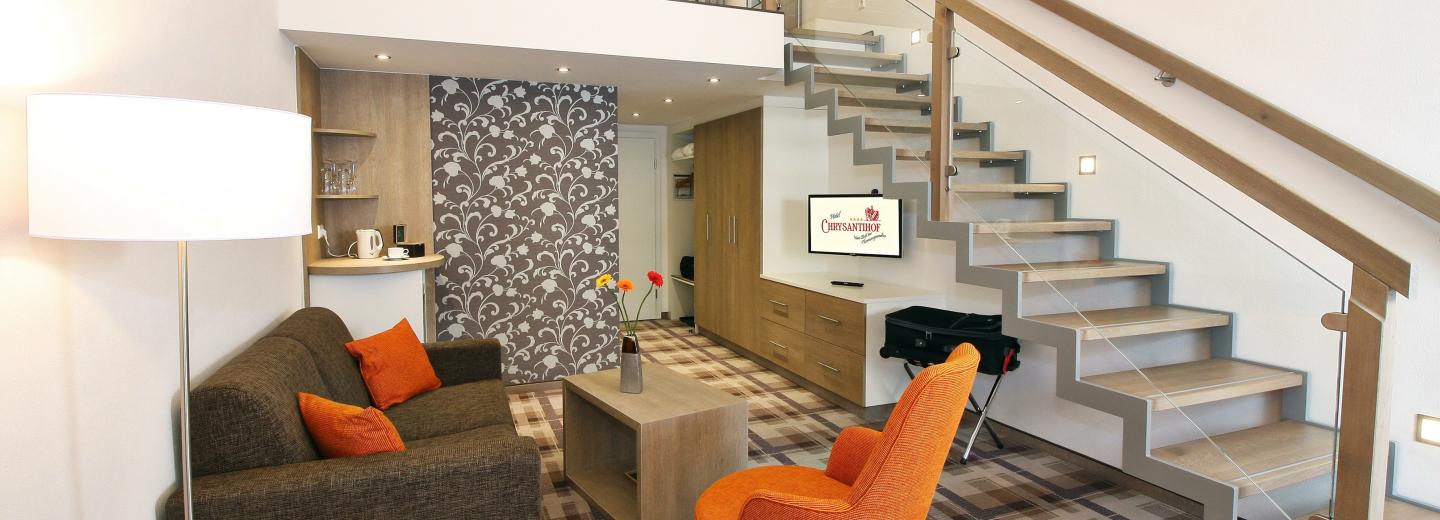 © Eurotours Maisonette Deluxe Balkon "Galerie-Deluxe"