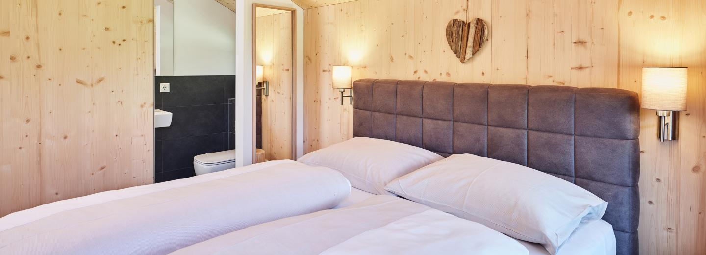 © Eurotours Chalet Comfort Terrasse Bergblick "Wellness Chalet XL"