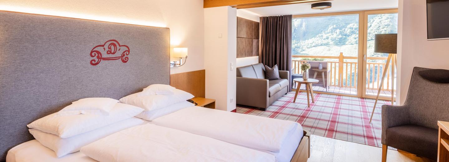 © Eurotours Doppelzimmer Comfort Balkon/Terrasse Bergblick "Sonnenhang"