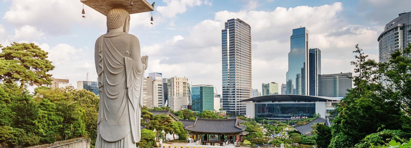 © Eurotours Tempel Bongeunsa, Seoul