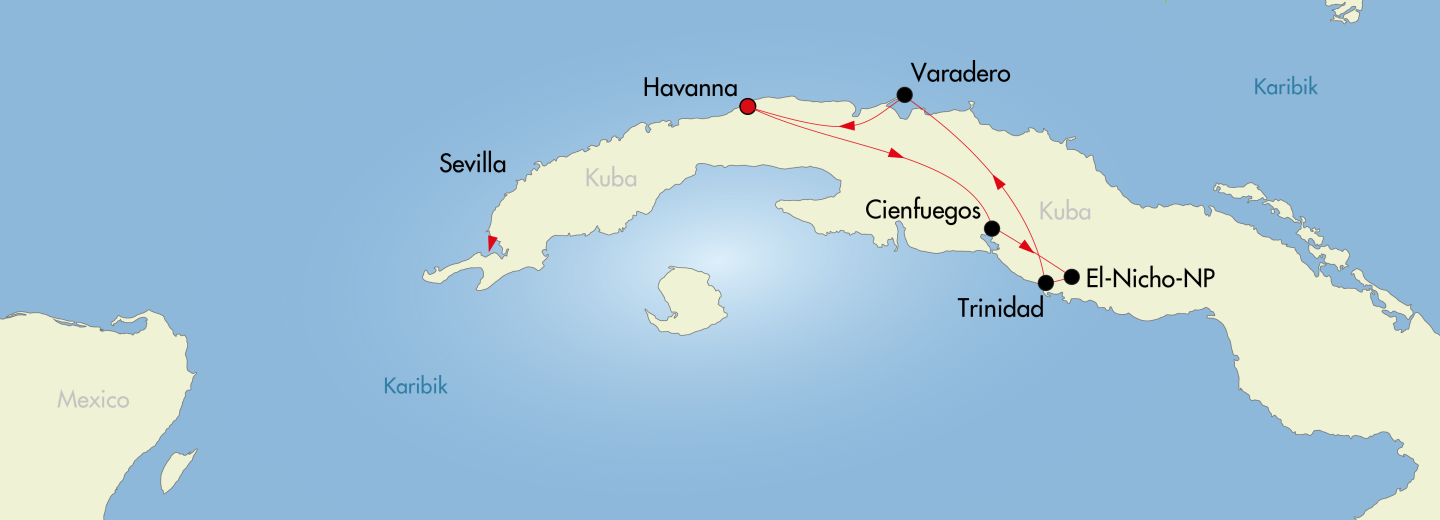 © Eurotours Kuba - Rundreise und Badeurlaub