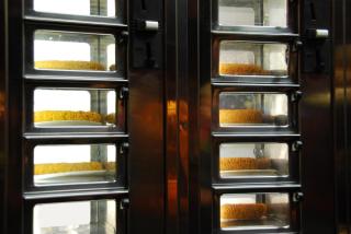 Ein FEBO-Snack-Automat, in dem es Krokets gibt Ein FEBO-Snack-Automat, in dem es Krokets gibt