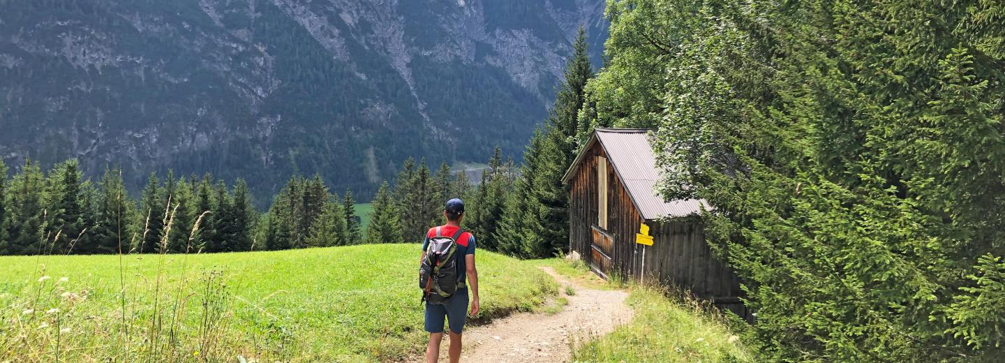 © Eurofun Touristik GmbH Auf dem Weg zum Lechfall - Wanderung Lechweg
