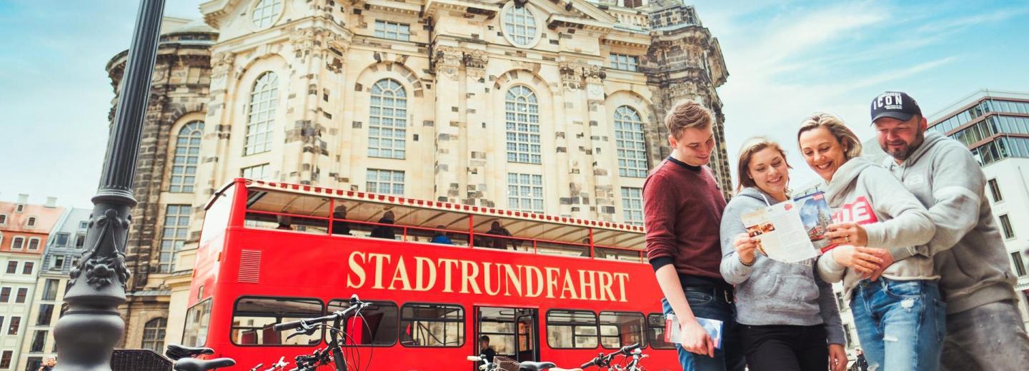 © Dresdner Stadtrundfahrt - Die Roten Doppeldecker GmbH Stadtrundfahrt mit den Roten Doppeldeckern