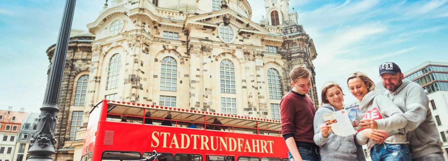 © Dresdner Stadtrundfahrt - Die Roten Doppeldecker GmbH Erlebe die Elbmetropole Dresden