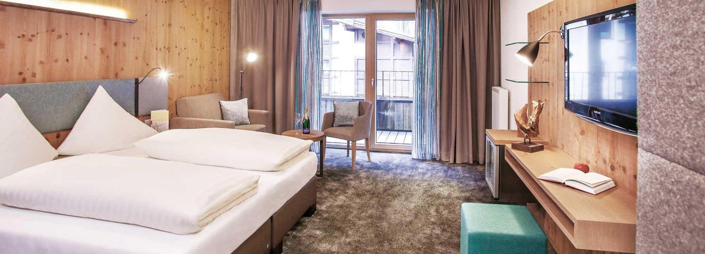 © Eurotours Doppelzimmer Standard Balkon "Galfeis", Hotel Piz Buin