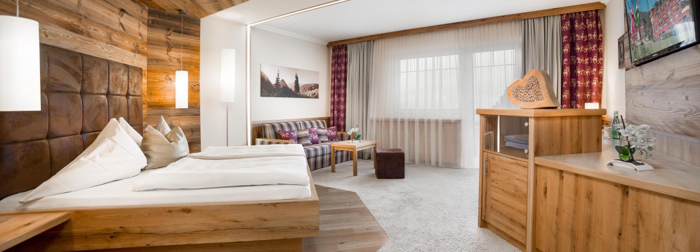 © Eurotours Beispiel Suite Balkon "Kuschelsuite", Aktiv- und Wellnesshotel Kohlerhof