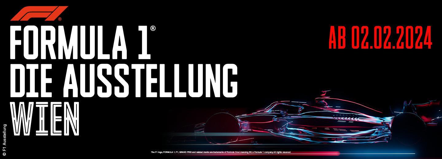 © The F1 logo, FORMULA 1, F1, GRAND PRIX and related marks are trademarks of Formula One Licensing BV, a Formula 1 company.All rights reserved.In partnership with F1, the Formula 1 Exhibition is produced by Round Room Live and Pathfinder Live Formula1® Die Ausstellung