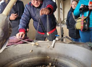 Usbekistan Seidenfabrik