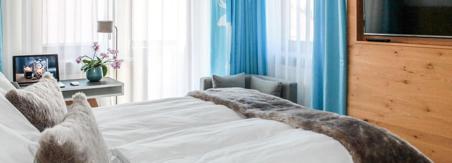 Beispiel Comfort Doppelzimmer Balkon oder Terrasse "Kuschelzimmer"