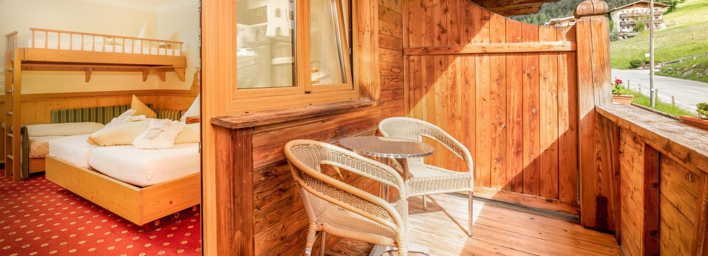 Zimmerbeispiel: Familienzimmer Balkon