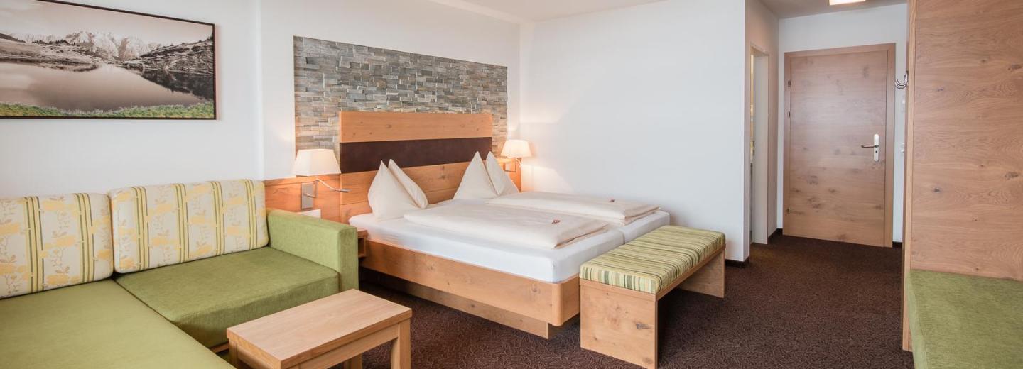 Zimmerbeispiel, Vierbettzimmer Balkon