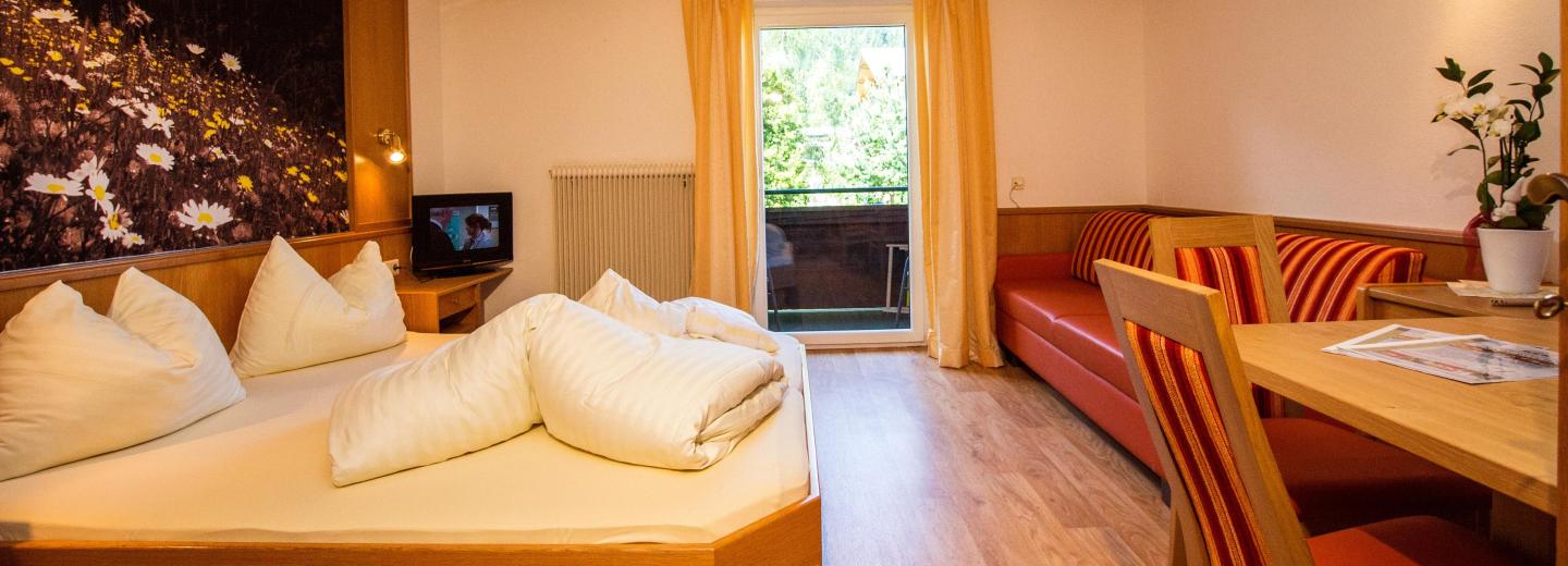 Zimmerbeispiel, Doppelzimmer Balkon