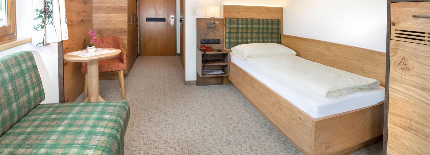 Zimmerbeispiel, Einzelzimmer