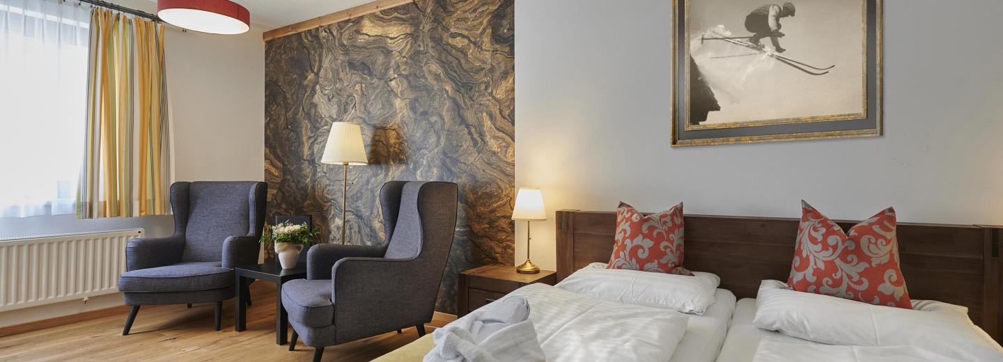 Zimmerbeispiel, Doppelzimmer Balkon