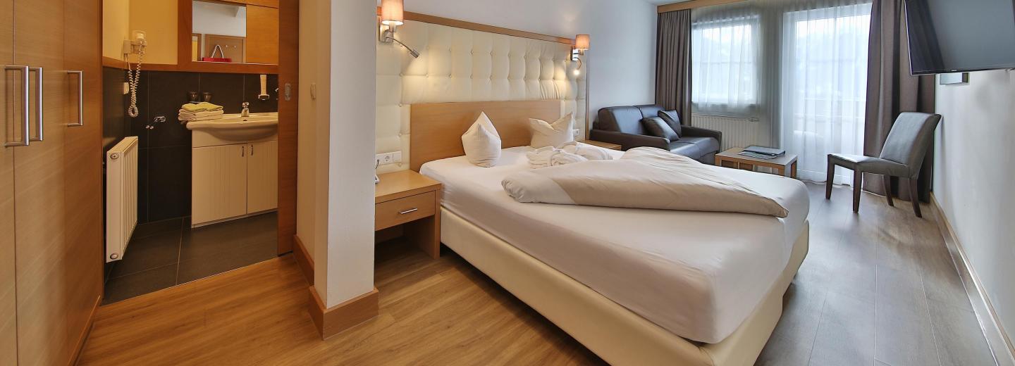 Zimmerbeispiel, Familien Doppelzimmer Balkon