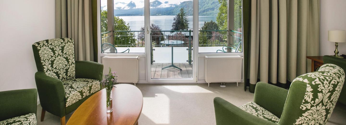 Zimmerbeispiel, Doppelzimmer Balkon Seeblick