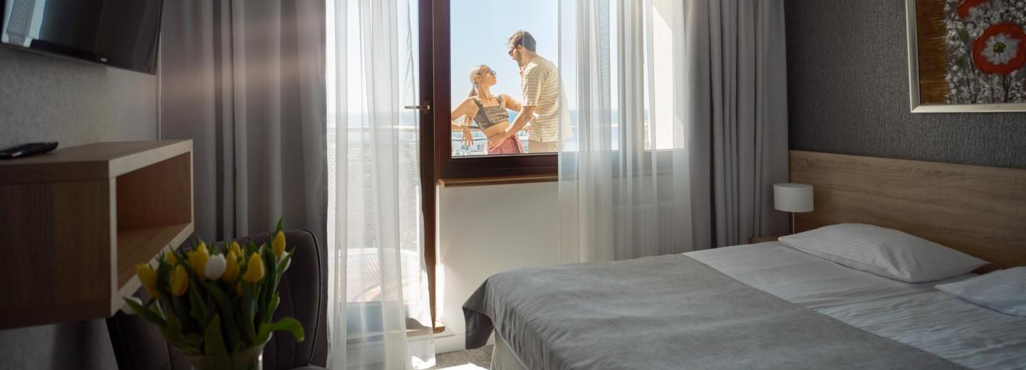 Zimmerbeispiel Doppelzimmer Balkon