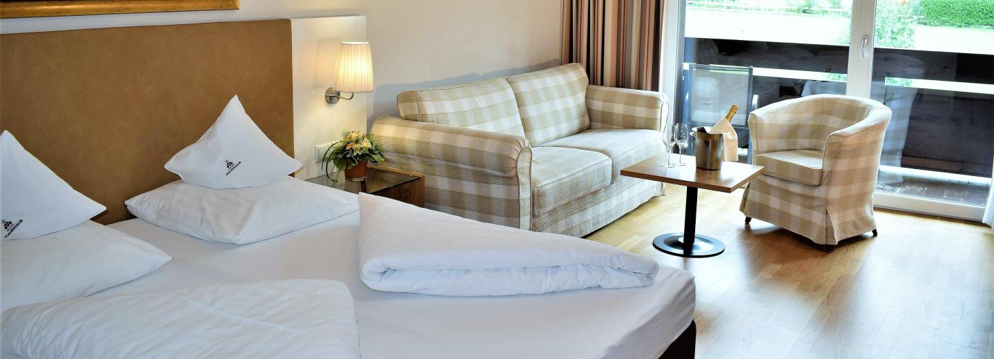 Zimmerbeispiel: Suite "Spieljoch" Balkon