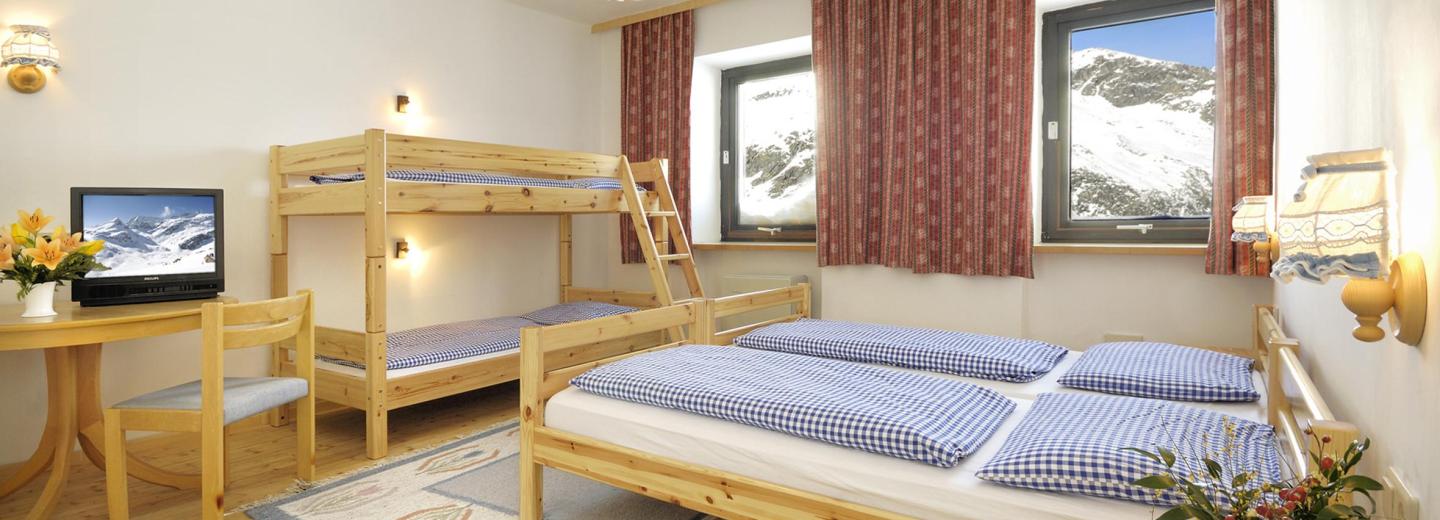 Zimmerbeispiel, Standard Familienzimmer "Weißsee"