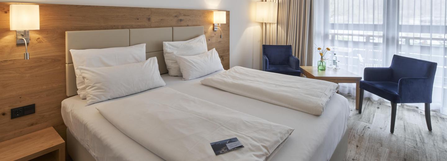 Zimmerbeispiel Doppelzimmer Balkon