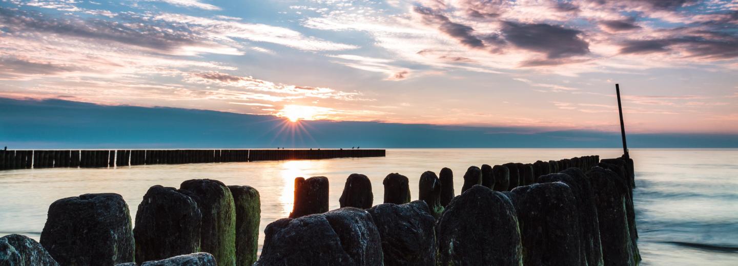 Kolberg Ostsee Sonnenuntergang