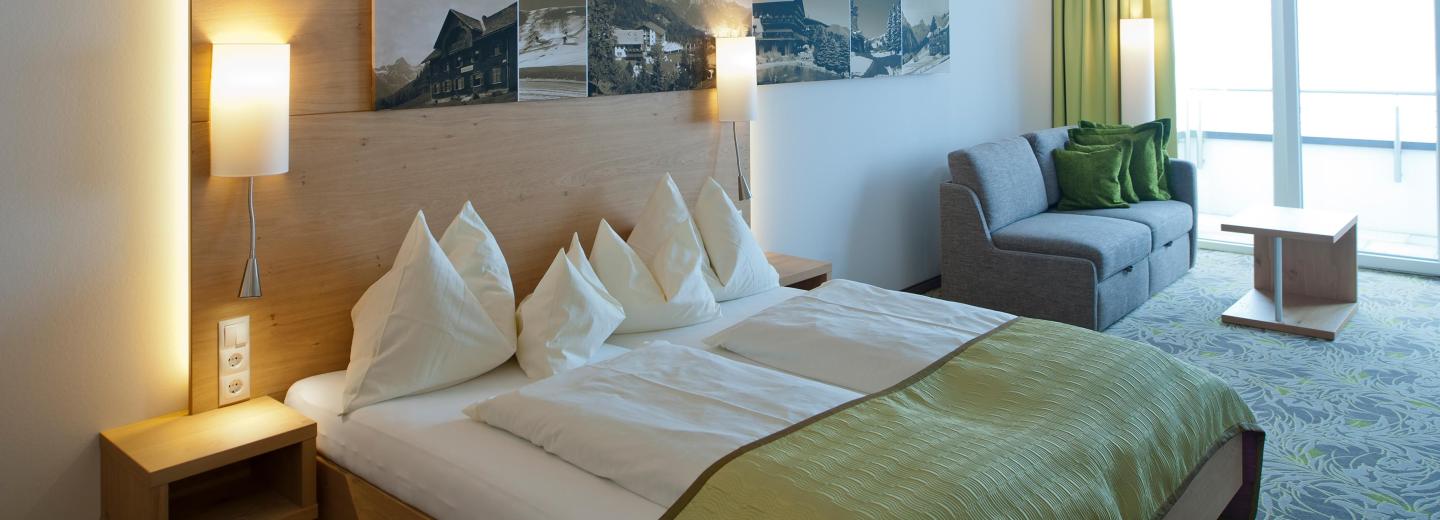 Zimmerbeispiel, Comfort Doppelzimmer Balkon