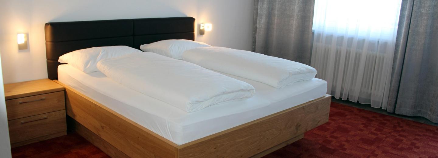 Zimmerbeispiel: Doppelzimmer Balkon