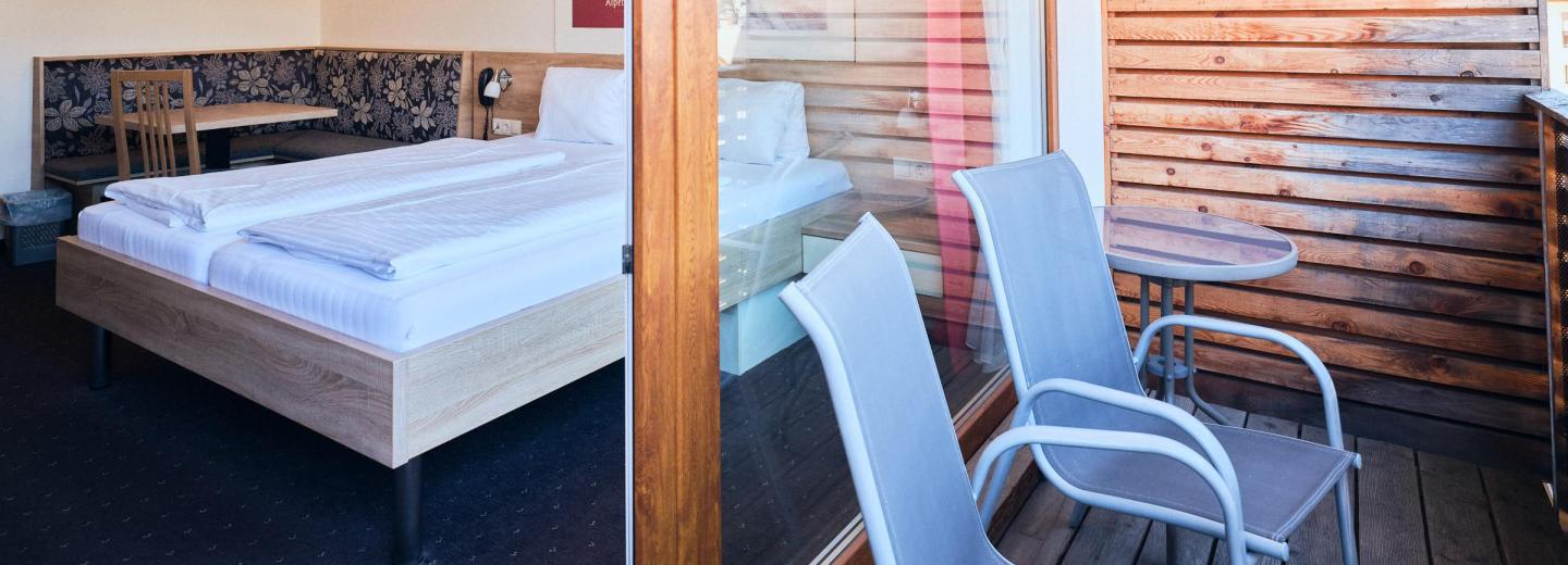 Zimmerbeispiel, Doppelzimmer Standard Balkon